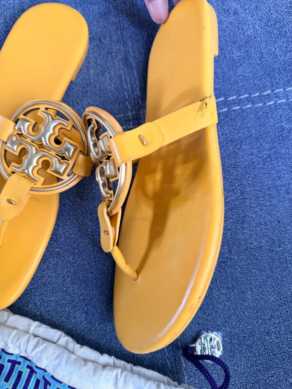 Authentic Tory Burch sandal size 8 women’s - Picture 6 of 10